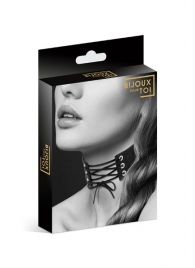 Оригинальный ошейник-чокер со шнуровкой - Bijoux Pour Toi - купить с доставкой в Туле