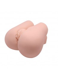 Реалистичный мастурбатор с вибрацией и двумя тоннелями - вагиной и анусом - Baile - в Туле купить с доставкой