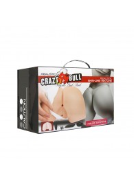 Вагина и попка с вибрацией CRAZY BULL - Baile - в Туле купить с доставкой