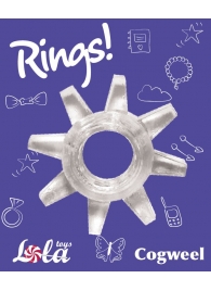 Прозрачное эрекционное кольцо Rings Cogweel - Lola Games - в Туле купить с доставкой