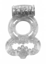 Прозрачное эрекционное кольцо Rings Treadle с подхватом - Lola Games - в Туле купить с доставкой