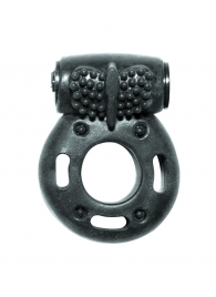 Черное эрекционное кольцо с вибрацией Rings Axle-pin - Lola Games - в Туле купить с доставкой