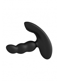 Черный силиконовый стимулятор простаты Levett Nitoc с пультом ДУ - Levett - в Туле купить с доставкой