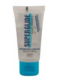 Гель-смазка на водной основе для чувствительной кожи Superglide - 30 мл. - HOT - купить с доставкой в Туле