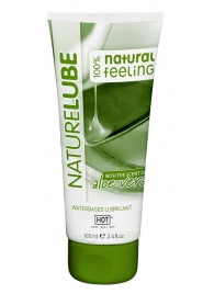 Лубрикант на водной основе NatureLube с алоэ вера - 100 мл. - HOT - купить с доставкой в Туле