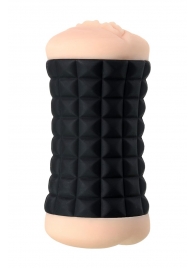 Двухсторонний мастурбатор JOS JANICE в черном цилиндре - JOS - в Туле купить с доставкой