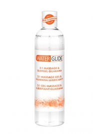 Гель-смазка 2-в-1 MASSAGE   LUBRICANT GUARANA - 300 мл. - Waterglide - купить с доставкой в Туле