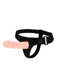 Телесный фаллоимитатор на трусиках Jessica Strap-On - 15,5 см. - Baile - купить с доставкой в Туле