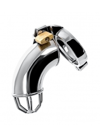 Серебристый мужской пояс верности TOYFA Metal - ToyFa - купить с доставкой в Туле