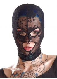 Кружевная маска-балаклава с отверстиями для глаз и рта - Orion - купить с доставкой в Туле