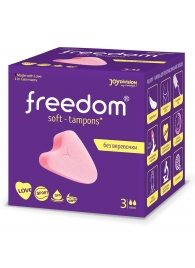 Женские гигиенические тампоны без веревочки FREEDOM mini - 3 шт. - Freedom - купить с доставкой в Туле