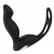 Черный вибромассажер простаты P-PLEASER W ERECTION ENHANCE - Dream Toys - в Туле купить с доставкой