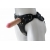Черный пояс-трусики с двумя насадками Soft-Dolli - 16,5 и 10,5 см. - LOVETOY (А-Полимер) - купить с доставкой в Туле