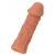 Телесная реалистичная насадка KOKOS Extreme Sleeve 05 с дополнительной стимуляцией - 12,7 см. - KOKOS - в Туле купить с доставкой