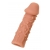 Телесная реалистичная насадка KOKOS Extreme Sleeve 06 с дополнительной стимуляцией - 12,7 см. - KOKOS - в Туле купить с доставкой