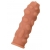Телесная реалистичная насадка KOKOS Extreme Sleeve 11 с дополнительной стимуляцией - 12,7 см. - KOKOS - в Туле купить с доставкой