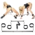 Комплект наручников и наножников с распорками Spread  em Bar and Cuff Set - Pipedream - купить с доставкой в Туле