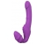 Фиолетовый безремневой вибрострапон DOUBLE DIPPER - Dream Toys - купить с доставкой в Туле