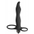 Черная вибронасадка для двойного проникновения Flirtini - 15,9 см. - Lola Games - купить с доставкой в Туле
