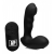 Черный стимулятор простаты Alpha-Pro 7X P-Milker Silicone Prostate Stimulator with Milking Bead - XR Brands - в Туле купить с доставкой