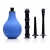 Анальный душ с 3 насадками Premium One-way Valve Anal Douche Set - XR Brands - купить с доставкой в Туле