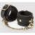 Черные наручники Bound to You Faux Leather Wrist Cuffs - Fifty Shades of Grey - купить с доставкой в Туле