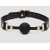 Черный кляп-шар Bound to You Faux Leather Ball Gag - Fifty Shades of Grey - купить с доставкой в Туле