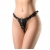 Черные трусики для страпона Sophie - БДСМ Арсенал - купить с доставкой в Туле