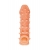 Телесная закрытая насадка с пупырышками Cock Sleeve Size M - 15,6 см. - KOKOS - в Туле купить с доставкой
