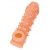 Телесная закрытая насадка с пупырышками Cock Sleeve Size L - 17,6 см. - KOKOS - в Туле купить с доставкой