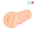 Телесный мастурбатор-вагина с комплектом эрекционных колец - Bior toys - в Туле купить с доставкой