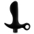 Черный анальный вибратор Silicone Vibrating Prostate Massager 01 - 10,8 см. - Blush Novelties - в Туле купить с доставкой