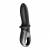 Черный анальный вибратор Hot Passion с функцией нагрева - Satisfyer - в Туле купить с доставкой