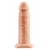 Телесный реалистичный фаллоимитатор с полостью Silicone Hollow Extension - 20 см. - Pipedream - купить с доставкой в Туле