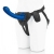 Синяя насадка Remote Control P-Spot G-Spot с черными трусиками - 20 см. - Pegasus - купить с доставкой в Туле