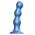 Голубая насадка Strap-On-Me Dildo Plug Balls size S - Strap-on-me - купить с доставкой в Туле