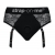 Черные трусики для насадок Diva Lingerie Harness - size S - Strap-on-me - купить с доставкой в Туле