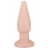 Телесная анальная пробка с рёбрышками - 14 см. - LOVETOY (А-Полимер)