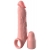 Телесная насадка-удлинитель 2 Inch Silicone X-tension with Strap - 20,3 см. - Pipedream - в Туле купить с доставкой