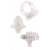 Набор из 3 прозрачных эрекционных колец с вибрацией Teasers Ring Kit - Chisa - в Туле купить с доставкой