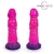 Розовый рельефный фантазийный фаллоимитатор - 20 см. - Bior toys - купить с доставкой в Туле