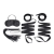 Эротический набор 4PC Bondage Bed Strap   Flogger Kit - Lux Fetish - купить с доставкой в Туле