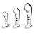 Набор из 3 стальных стимуляторов простаты Stainless Steel P-spot Training Set - b-Vibe - в Туле купить с доставкой