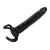 Чёрная насадка-фаллос для двойного проникновения INFLATABLE DILDO SLIM DONG  - 13,5 см. - Toyz4lovers - в Туле купить с доставкой