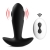 Черный массажер простаты с вибрацией, эффектом маятника и пультом ДУ - Secwell - в Туле купить с доставкой
