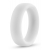Белое люминесцентное эрекционное кольцо Silicone Glo Cock Ring - Blush Novelties - в Туле купить с доставкой