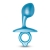 Голубая анальная пробка для массажа простаты Bulb Silicone Prostate Plug - 10,7 см. - b-Vibe - в Туле купить с доставкой