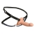 Телесный полый страпон 2  Erection 28X Smooth Vibrating Silicone Penis Sheath - 16 см. - XR Brands - купить с доставкой в Туле