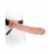 Фаллопротез телесного цвета Hollow Strap-On - 29 см. - Pipedream - купить с доставкой в Туле