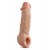 Телесная насадка-удлинитель Intrepid 9.25 Inch Realistic Penis Extender Sleeve - 23,5 см. - Blush Novelties - в Туле купить с доставкой